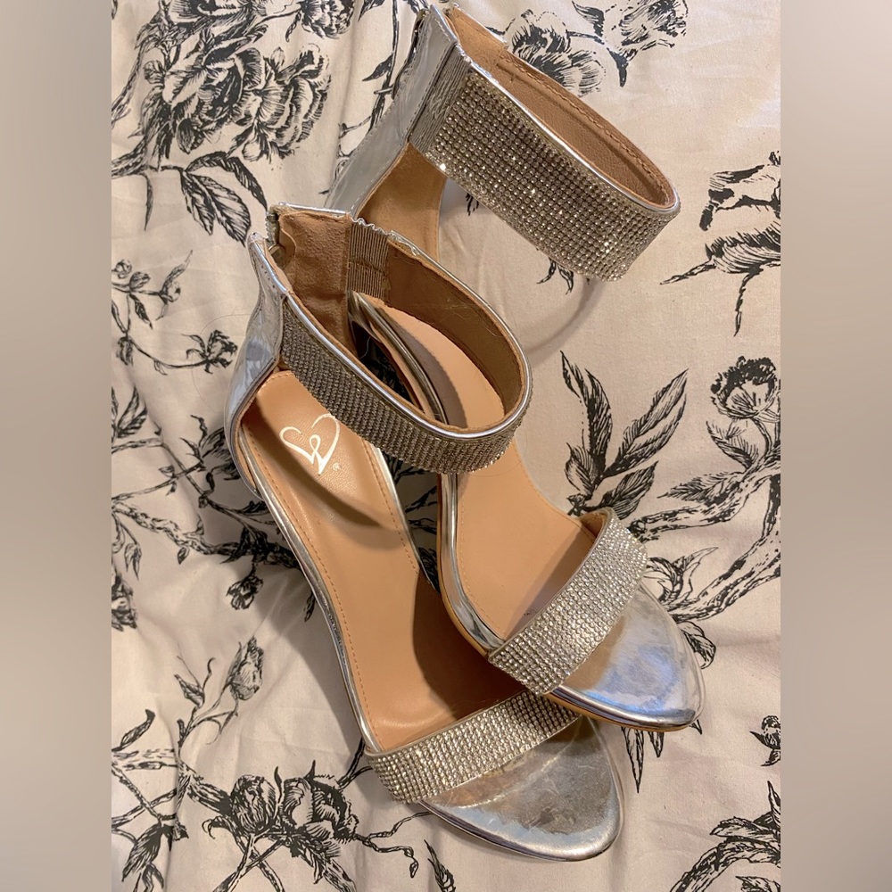 Silver heels